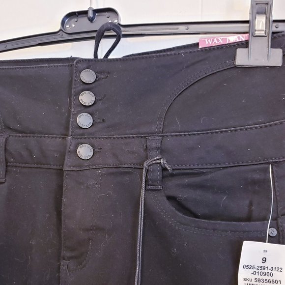 BRAND NEW Corset Back 4-Tier High-Rise Push-Up black Skinny jeans - Picture 4 of 6